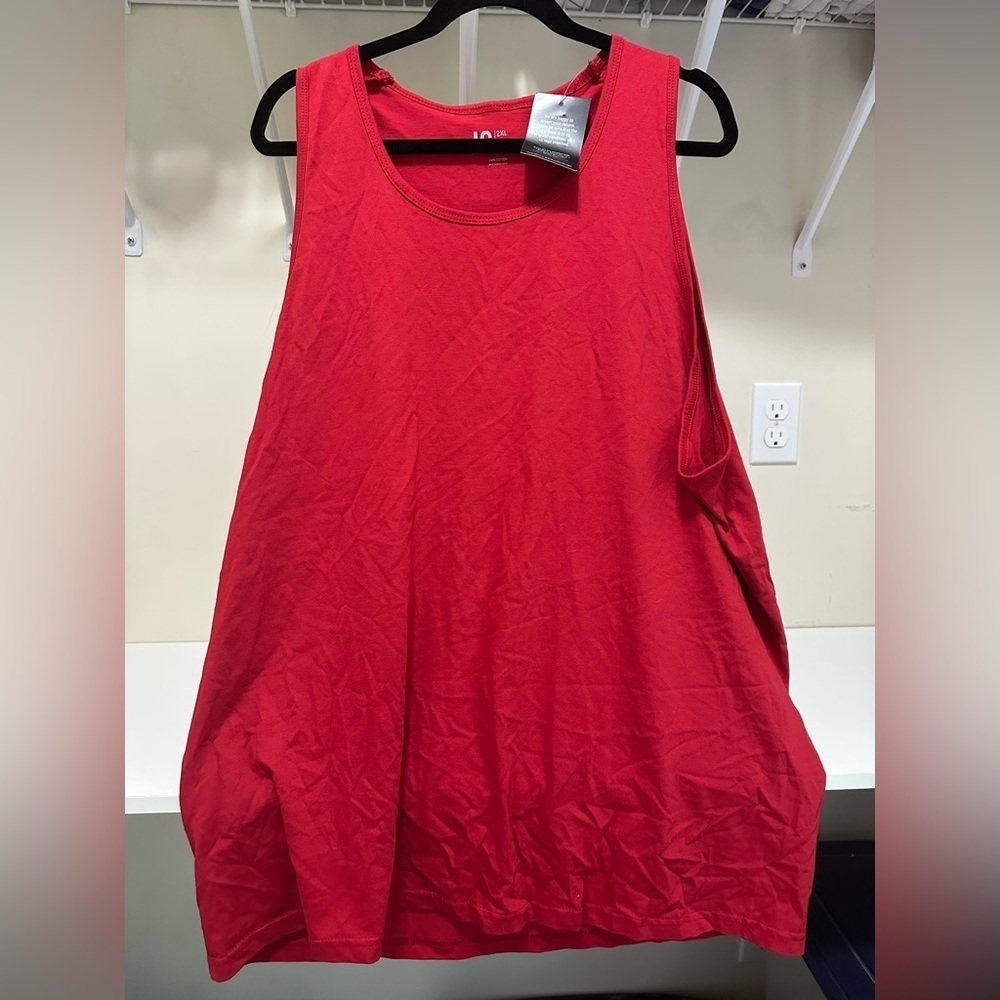 Red Sleeveless Men’s Muscle Tank Top